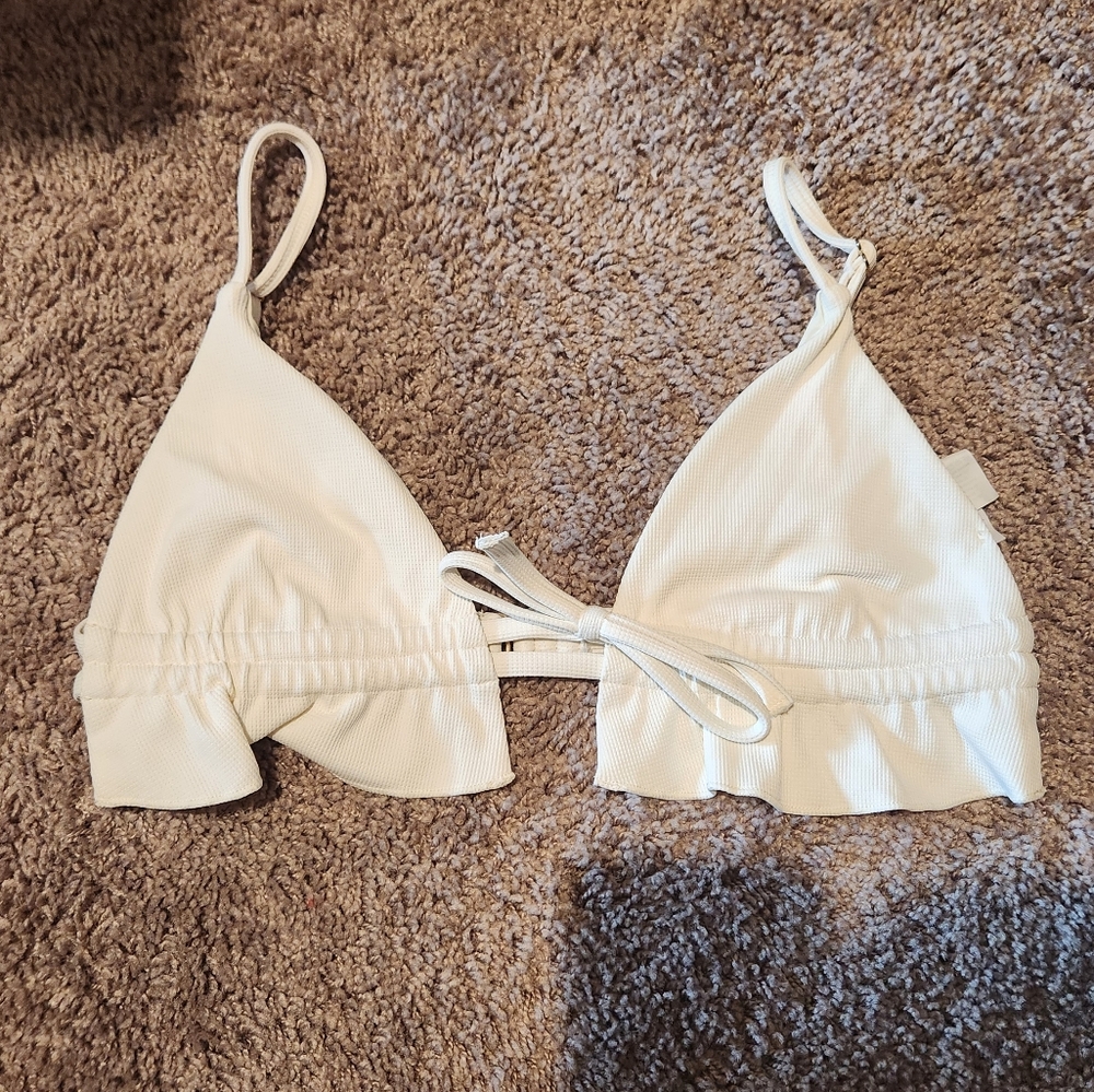 Toluca/Vitality/Balance Athletica white swim top